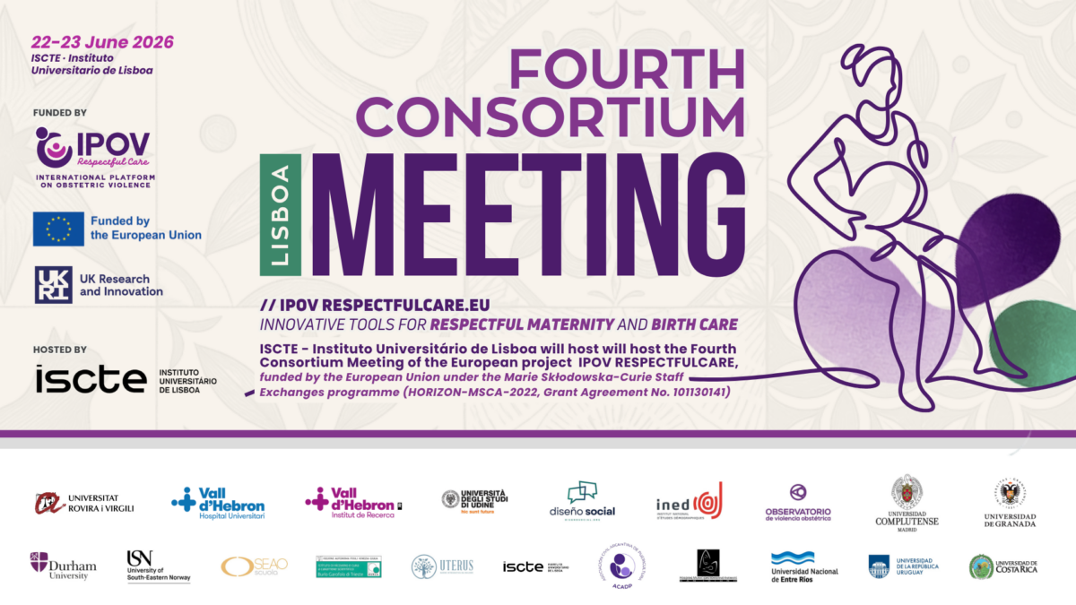 IPOV – RESPECTFUL CARE Fourth Consortium Meeting