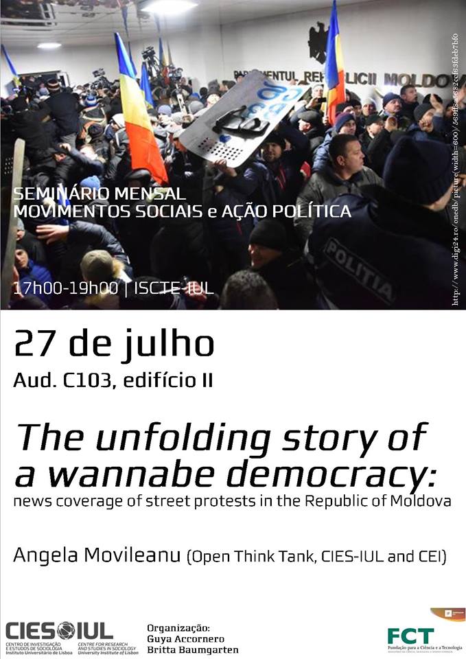 The Unfolding Story of a Wannabe Democracy: News Coverage of Street Protests in the Republic of Moldova