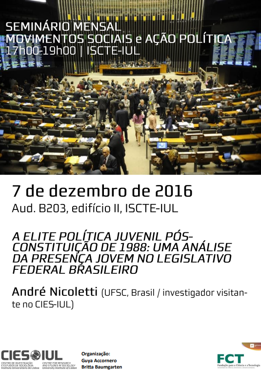 The post-constitution 1988 youth political elite: an analysis of youth presence in the Brazilian federal legislature