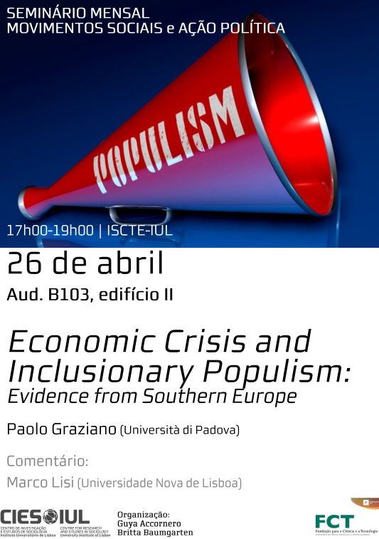 Economic Crisis and Inclusionary Populism: Evidence from Southern Europe